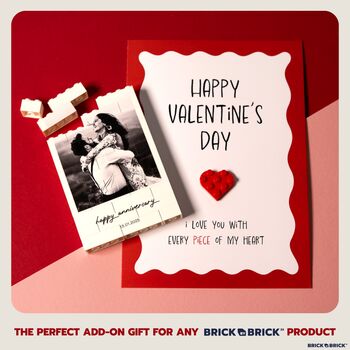 Lego® Brick Valentine's Card With Removable Heart Keepsake, 11 of 12