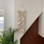 Pink And White Geometric Wall Hanging Art, thumbnail 2 of 6