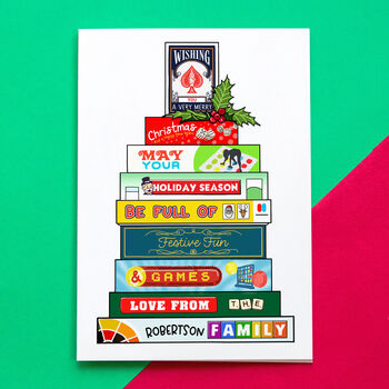 Personalised Board Games Christmas Card, 3 of 3