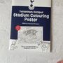 Spurs Colouring Poster, thumbnail 5 of 7