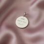 Rich Tea Biscuit Charm Sterling Silver, thumbnail 1 of 4