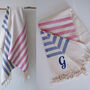 Personalised Cotton Beach And Yoga Towel, thumbnail 3 of 11