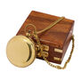 Personalised 22nd Anniversary Brass Sundial Compass, thumbnail 5 of 12