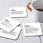 Personalised Funny Zodiac Coasters, thumbnail 1 of 3