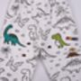Colour Me In Dinosaur Pyjamas With Pens, thumbnail 2 of 7