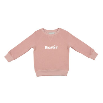 Faded Blush 'Bestie' Sweatshirt, 2 of 2