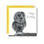 Owl Happy Bifrthday Card, thumbnail 2 of 5
