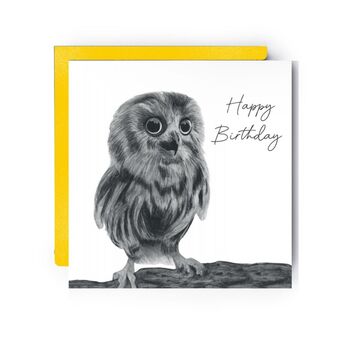 Owl Happy Bifrthday Card, 2 of 5