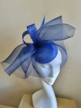 Royal Blue Fascinator, 2 of 3