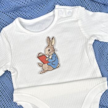 Peter Rabbit Reading Sew On Patch, 2 of 3