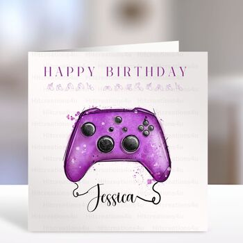 Gamer Birthday Card Controller, 2 of 7