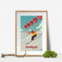 Saalbach Skicircus Austria Travel Poster Art Print, thumbnail 4 of 8