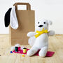 Sock Polar Bear Craft Kit, thumbnail 1 of 3