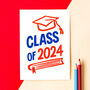 'Class Of 2024' Graduation Card, thumbnail 1 of 2