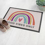 Personalised Bright Rainbow Indoor Doormat, thumbnail 2 of 5