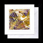 Set Of Four Hand Painted Greeting Cards 'Abstract Two', thumbnail 3 of 6