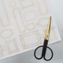 Metallic Gold Gallery Wrapping Paper, thumbnail 3 of 4