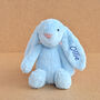 Personalised Blue Baby Bunny, thumbnail 1 of 4