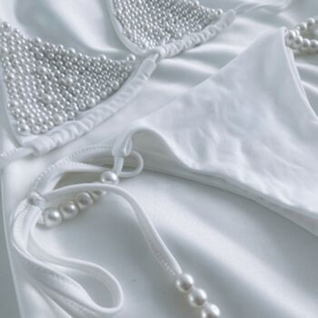 Pearl Bikini Bridal Honeymoon Swimsuit, 3 of 3