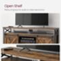 Tv Stand Cabinet 65 Inch Barn Doors Farmhouse Design, thumbnail 4 of 8