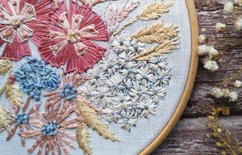 Peonies Embroidery Kit, 12 of 12