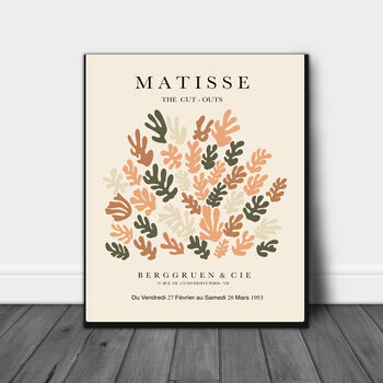Matisse Winter Leaf Exhibition Print, 3 of 4