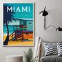 Miami Art Print, thumbnail 4 of 4
