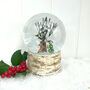Musical Christmas Snow Globe With Woodland Animals, thumbnail 2 of 3