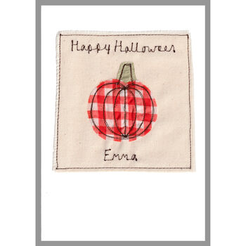 Personalised Pumpkin Birthday Or Thanksgiving Card, 8 of 12