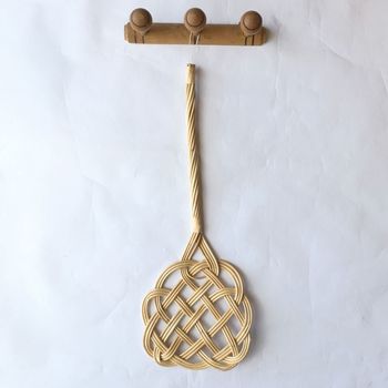 Vintage Style Rattan Carpet Beater, 2 of 5