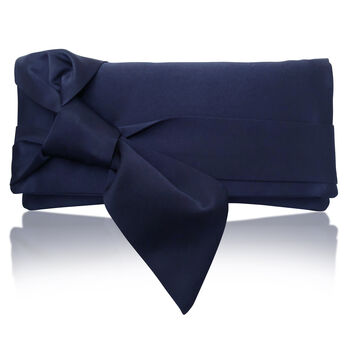 Piper Satin Bow Clutch, 5 of 6