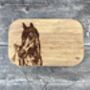 Horse Blue Butter Dish, thumbnail 3 of 4