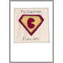 Personalised Superhero Thank You Card For Him, thumbnail 7 of 12
