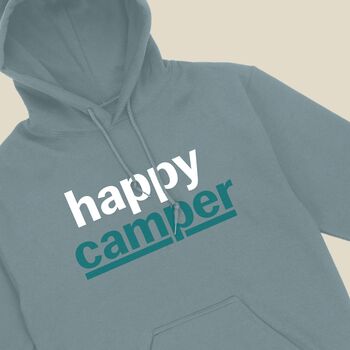 Happy Camper Adult Hoodie, 4 of 6