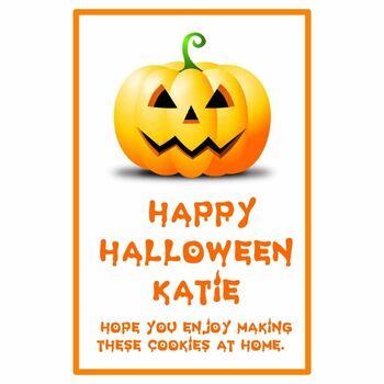 Personalised Halloween Baking Mix Gift Boxes, 2 of 2