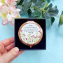 Personalised Floral Friendship Compact Mirror, thumbnail 1 of 8
