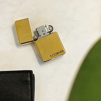 Personalised Gold Finish Lighter, 5 of 7