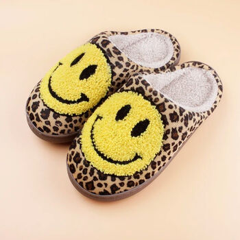 Retro Smiley Face Slippers, 6 of 12