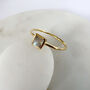 Square Labradorite Ring, thumbnail 1 of 6