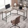 Space Saving L Shaped Desk For Home Office, thumbnail 4 of 12