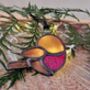 Glass Robin Christmas Ornaments Decoration, thumbnail 3 of 7