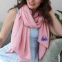 Zodiac Astrological Light Cotton Scarf Gift, thumbnail 2 of 7