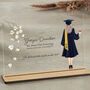 Personalised Graduation Robe Gift For Her Flower Design, thumbnail 4 of 10