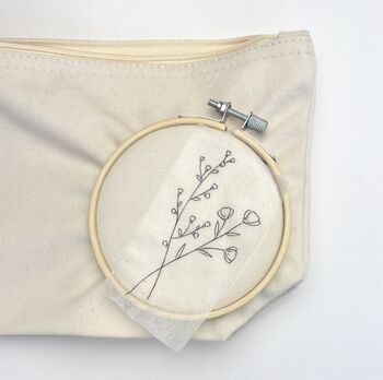 Embroidered Accessories Bag Kit, 4 of 5