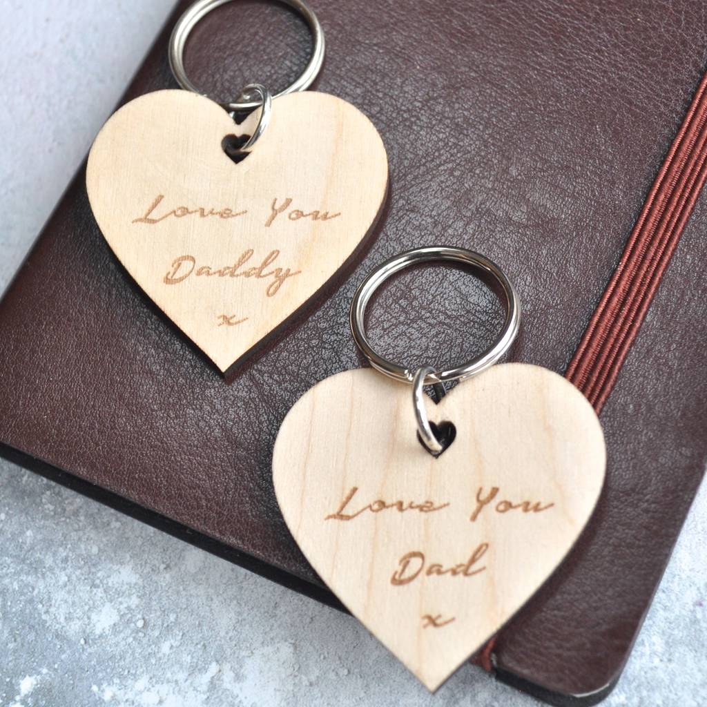Personalised Love You Daddy Keyring By Sweet Pea Design