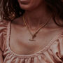 Olivia Rope Chain Necklace Gold Plated, thumbnail 4 of 11