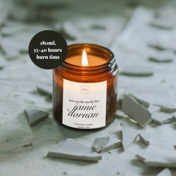 Smells Like Jamie Dornan Candle With Matches Celebrity Candle, 2 of 10
