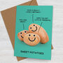 'Sweet Potatoes' Birthday Card, thumbnail 1 of 1