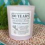 Personalised 60th Diamond Anniversary Meaning Candle, thumbnail 2 of 11