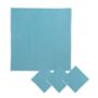 Cotton Napkins With Embroidery Blue/Aqua • Set Of Four, thumbnail 2 of 4